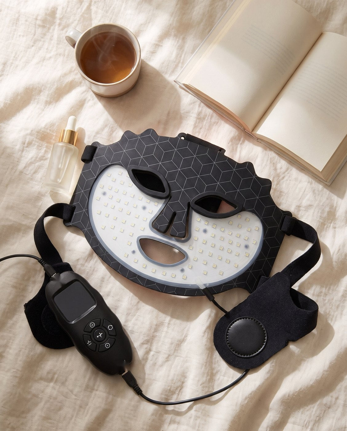 115 LEDs, shaped to your face
