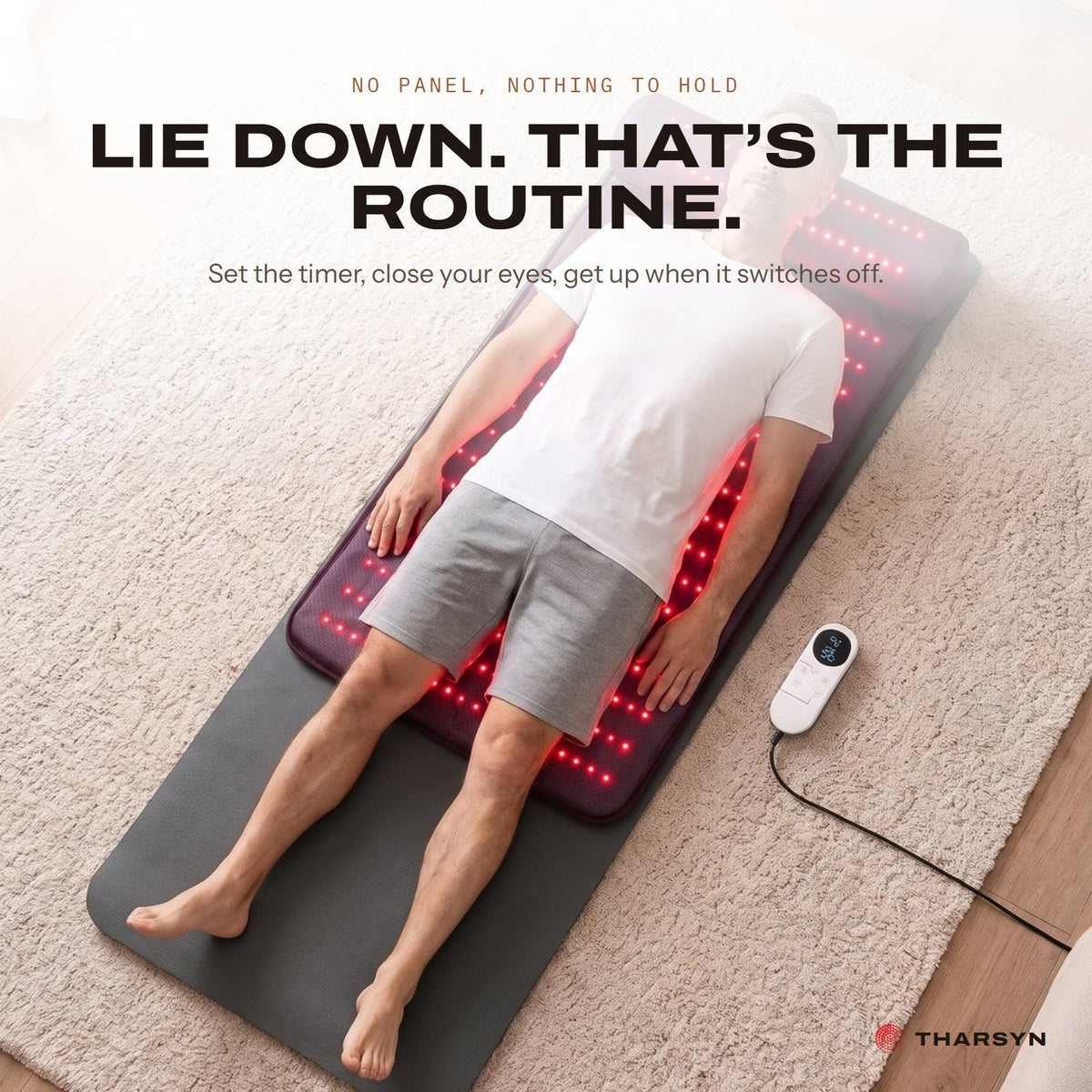 Valles — Red Light Pad with Neck Support