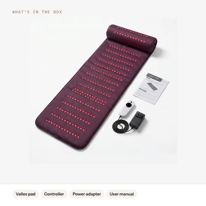 Valles — Red Light Pad with Neck Support