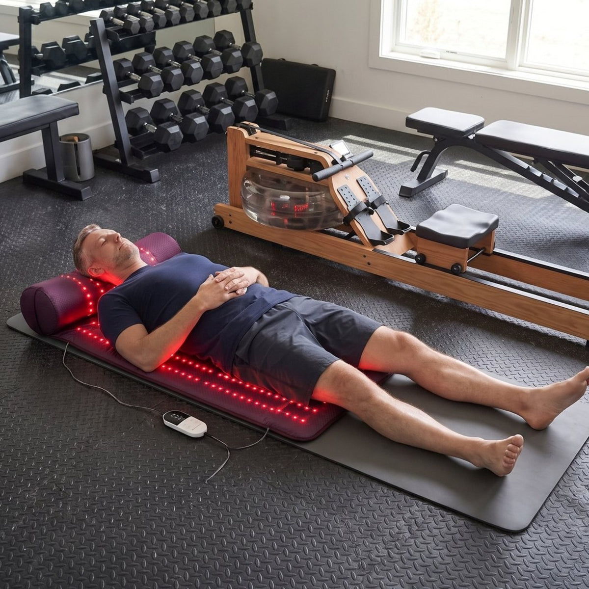 Valles — Red Light Pad with Neck Support