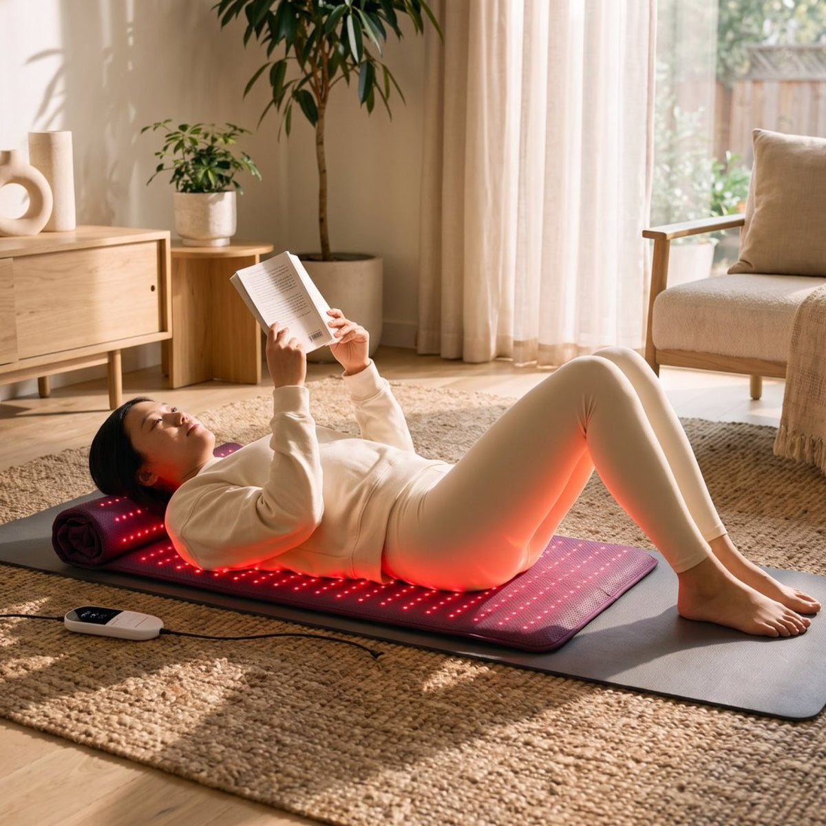 Valles — Red Light Pad with Neck Support