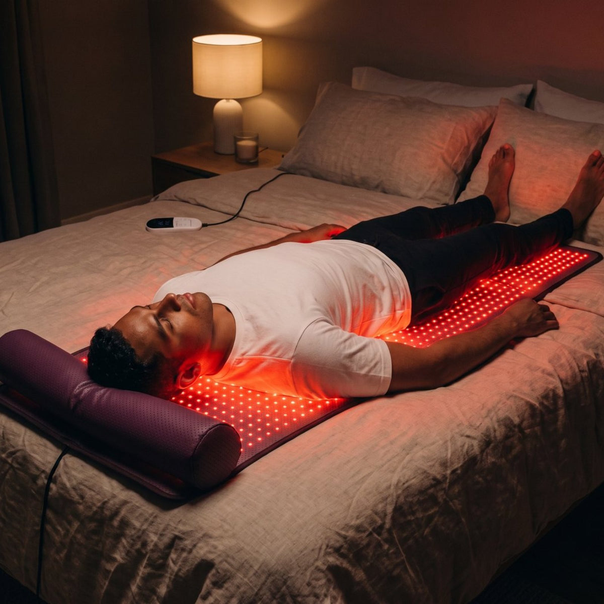 Valles — Red Light Pad with Neck Support
