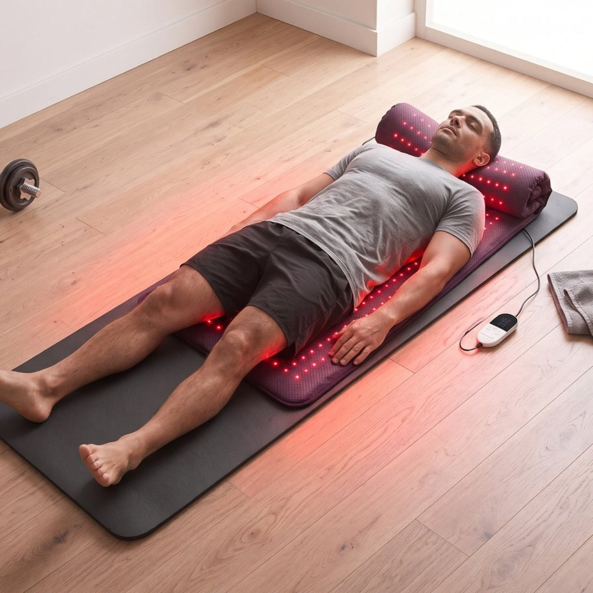 Valles — Red Light Pad with Neck Support